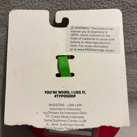 Typo NYC Luggage Tag for Bags or Suitcase Red Apple - Picture 3 of 5